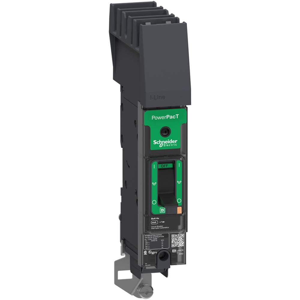 Schneider Electric BDA140201 Circuit Breaker | 480V 20A 1P 25kA@240V I-Line Style Plug-In Powerpact