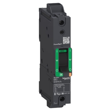 BDL16015 - Square D Feed-Thru 600V 15A 1 pole circuit breaker 18kA@480V - Essential Electric Supply