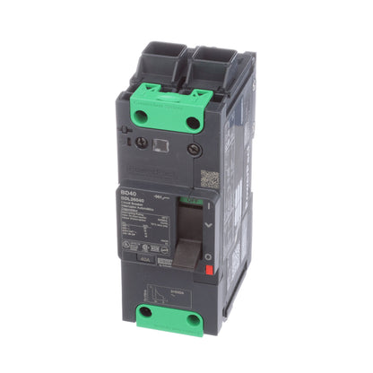 Schneider Electric BDL26040 Circuit Breaker | 600V 40A 2P 18kA@480V Feed-Thru Powerpact
