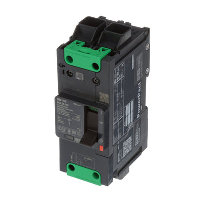 Schneider Electric BDL26100 Circuit Breaker | 600V 100A 2P 18kA@480V Feed-Thru Powerpact