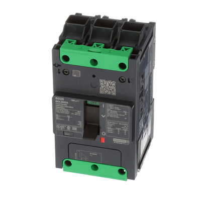 Square D BDL36020 Circuit Breaker | 600V 20A 3P 18kA@480V Feed-Thru Powerpact