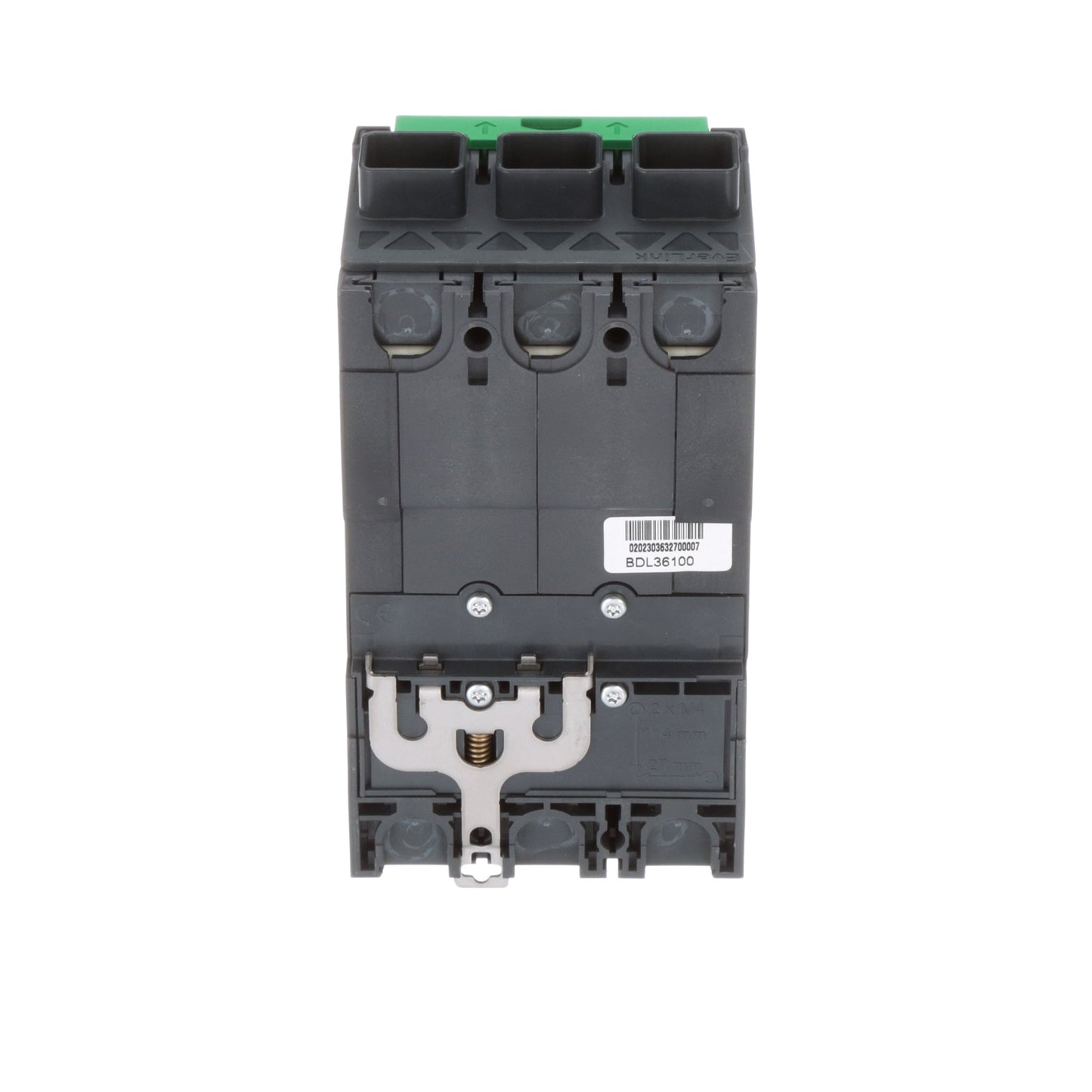 Square D BDL36100 Circuit Breaker | 600V 100A 3P 18kA@480V Feed-Thru Powerpact