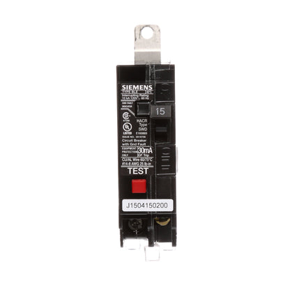 Siemens BE115 Circuit Breaker | 120V 15A 1P 10kA@120V Bolt-On BL Series