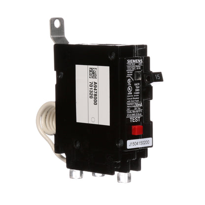 Siemens BE115 Circuit Breaker | 120V 15A 1P 10kA@120V Bolt-On BL Series