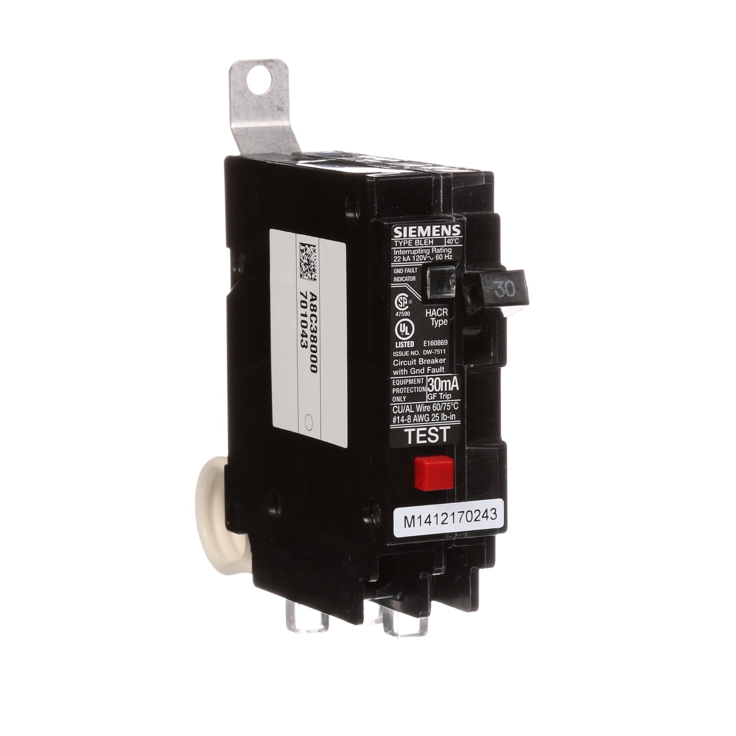 Siemens BE130H Circuit Breaker | BL Series BLEH 120V 30A