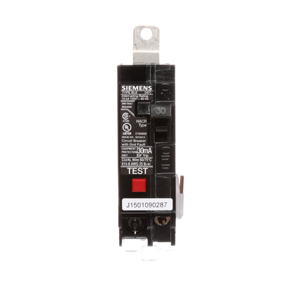 Siemens BE130 Circuit Breaker | 120V 30A 1P 10kA@120V Bolt-on BL Series