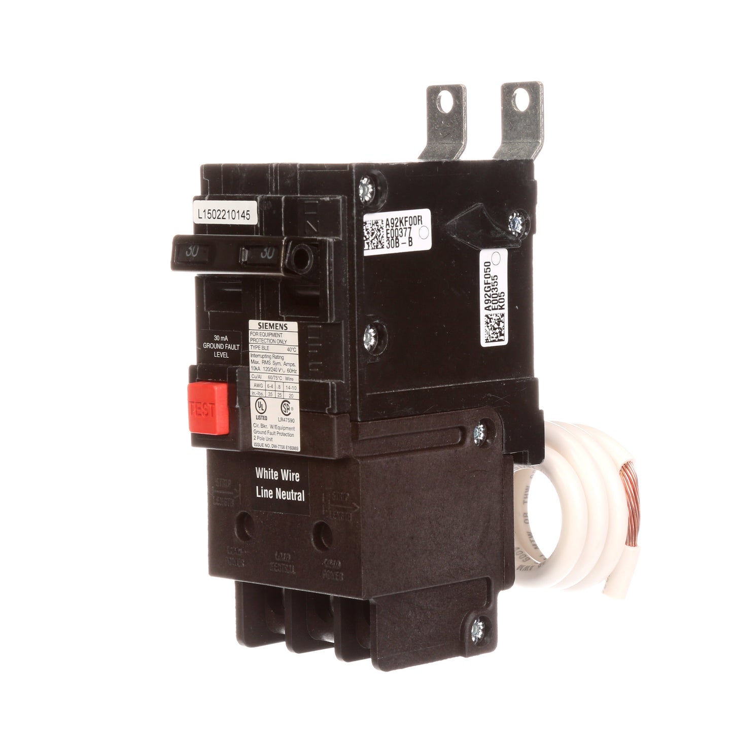 Siemens BE230 Circuit Breaker | 120/240V 30A 2P 10kA@240V BL Series