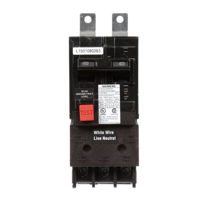 Siemens BE240 Circuit Breaker | 120/240V 40A 2P 10kA@240V Bolt-on BL Series