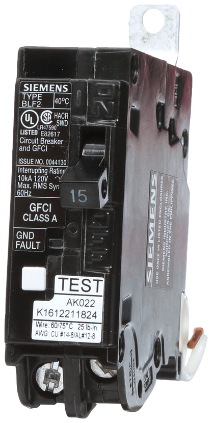 BF115A - SIemens Bolt-On 15 Amp 1 Pole Circuit Breaker - Essential Electric Supply