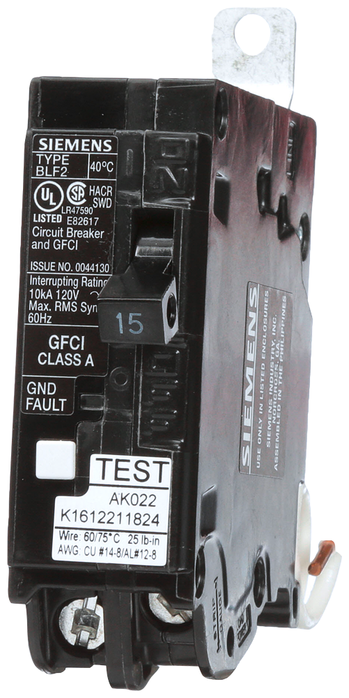 BF115A - SIemens Bolt-On 15 Amp 1 Pole Circuit Breaker - Essential Electric Supply