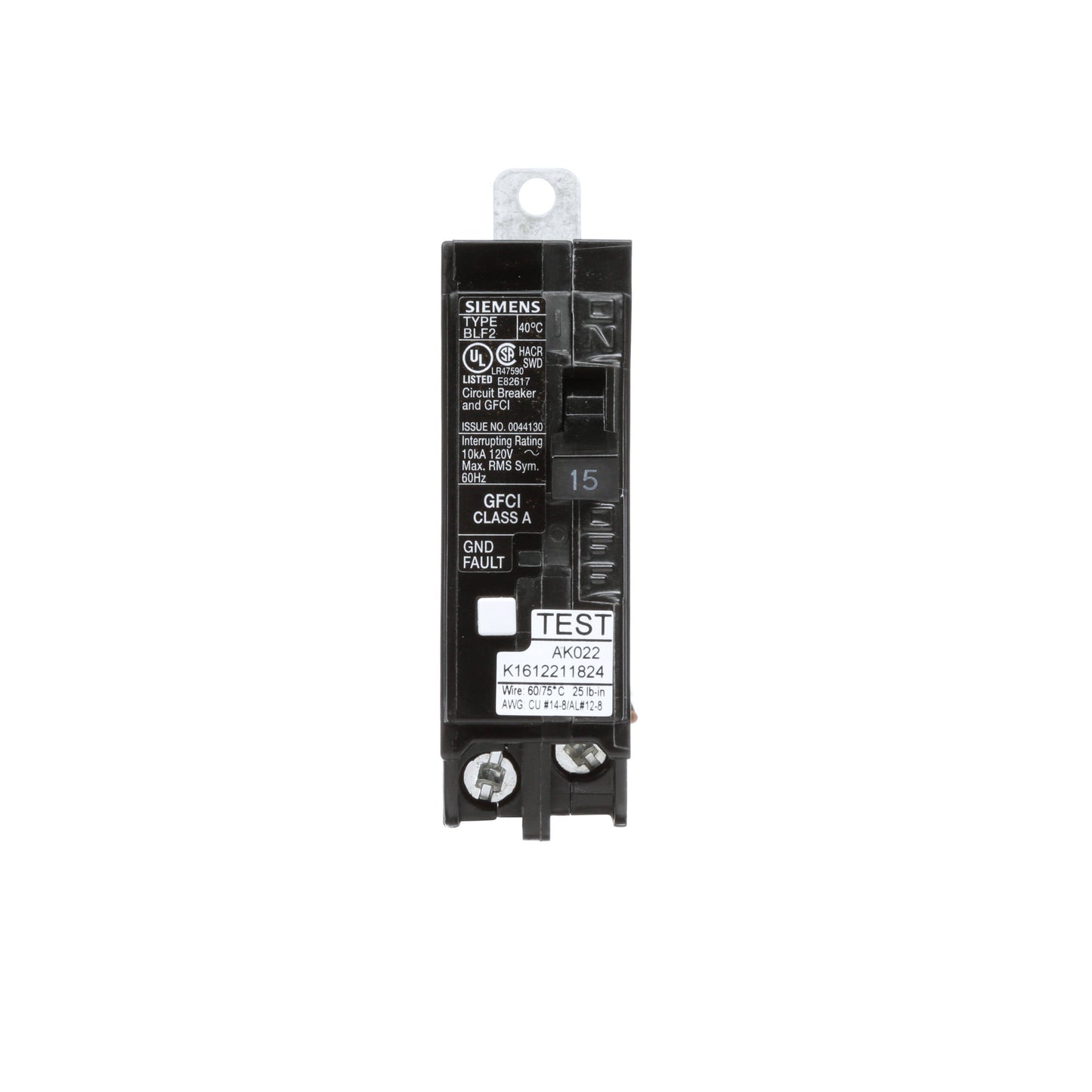 Siemens BF115A Circuit Breaker | BL Series BLF2 120VACV 15A