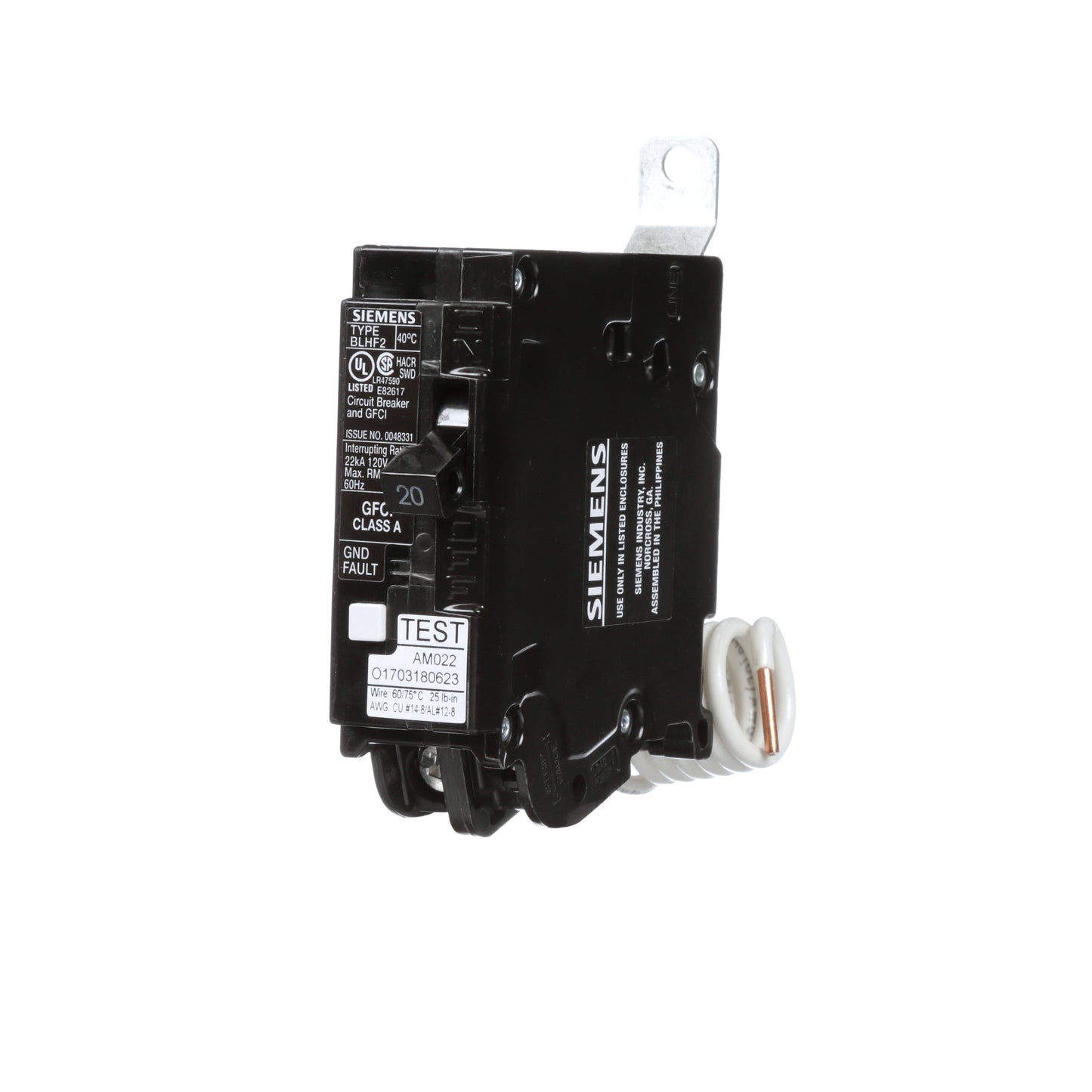 Siemens BF120AH Circuit Breaker | BL Series BLHF2 120V 20A