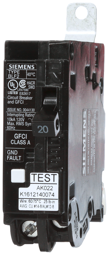 BF120 - SIemens Bolt-On 20 Amp 1 Pole Circuit Breaker - Essential Electric Supply