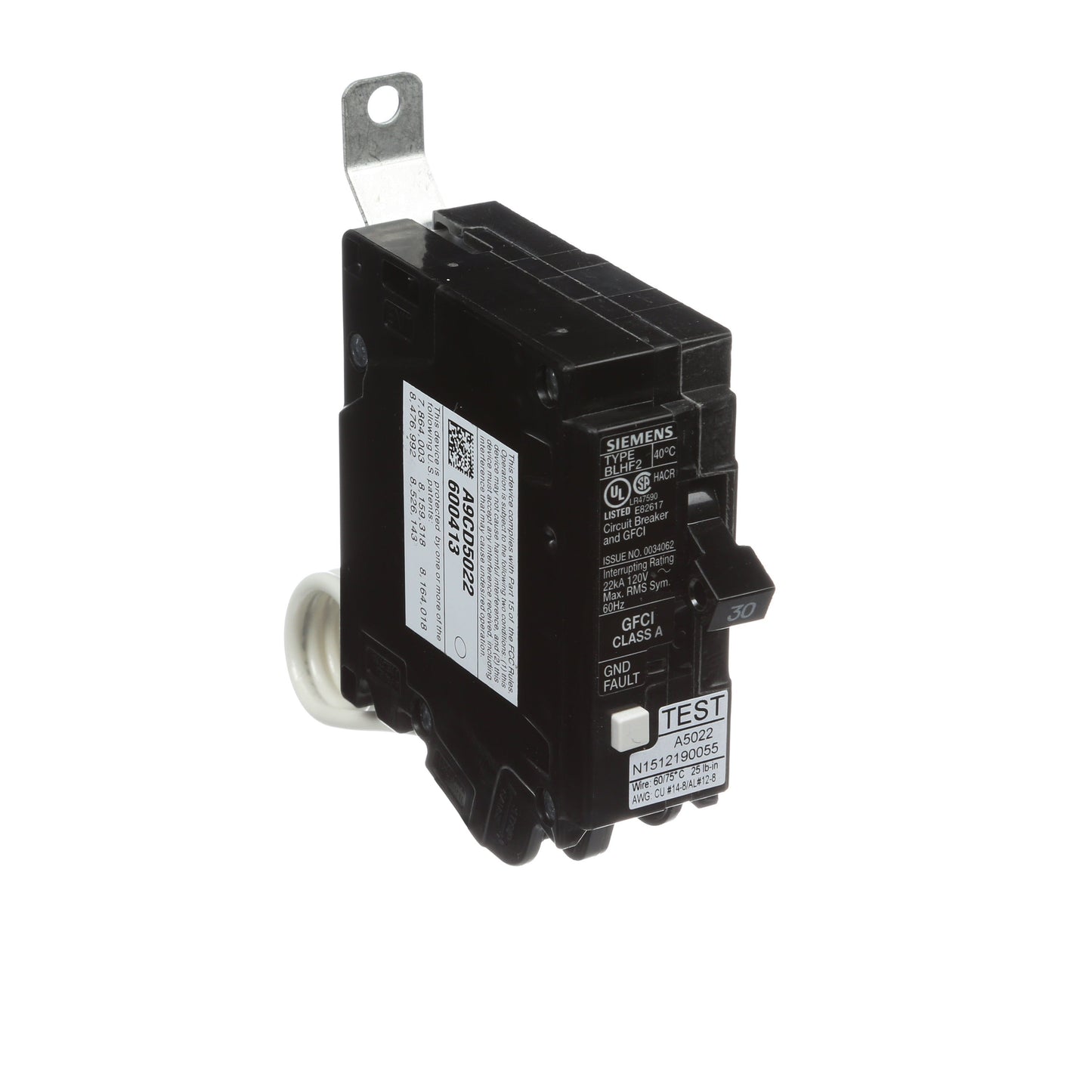 Siemens BF130AH Circuit Breaker | BL Series BLHF2 120V 30A