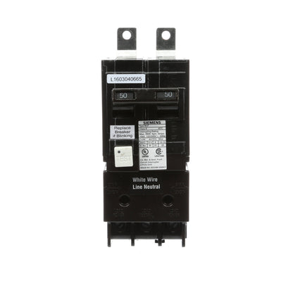 Siemens BF250A Molded Case Circuit Breaker | 120/240V 50A 2P 10kA@240V Bolt-on BL Series