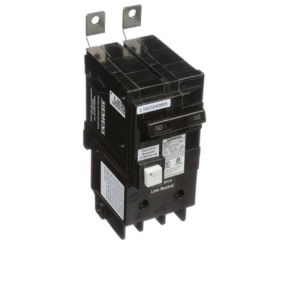 Siemens BF250A Molded Case Circuit Breaker | 120/240V 50A 2P 10kA@240V Bolt-on BL Series