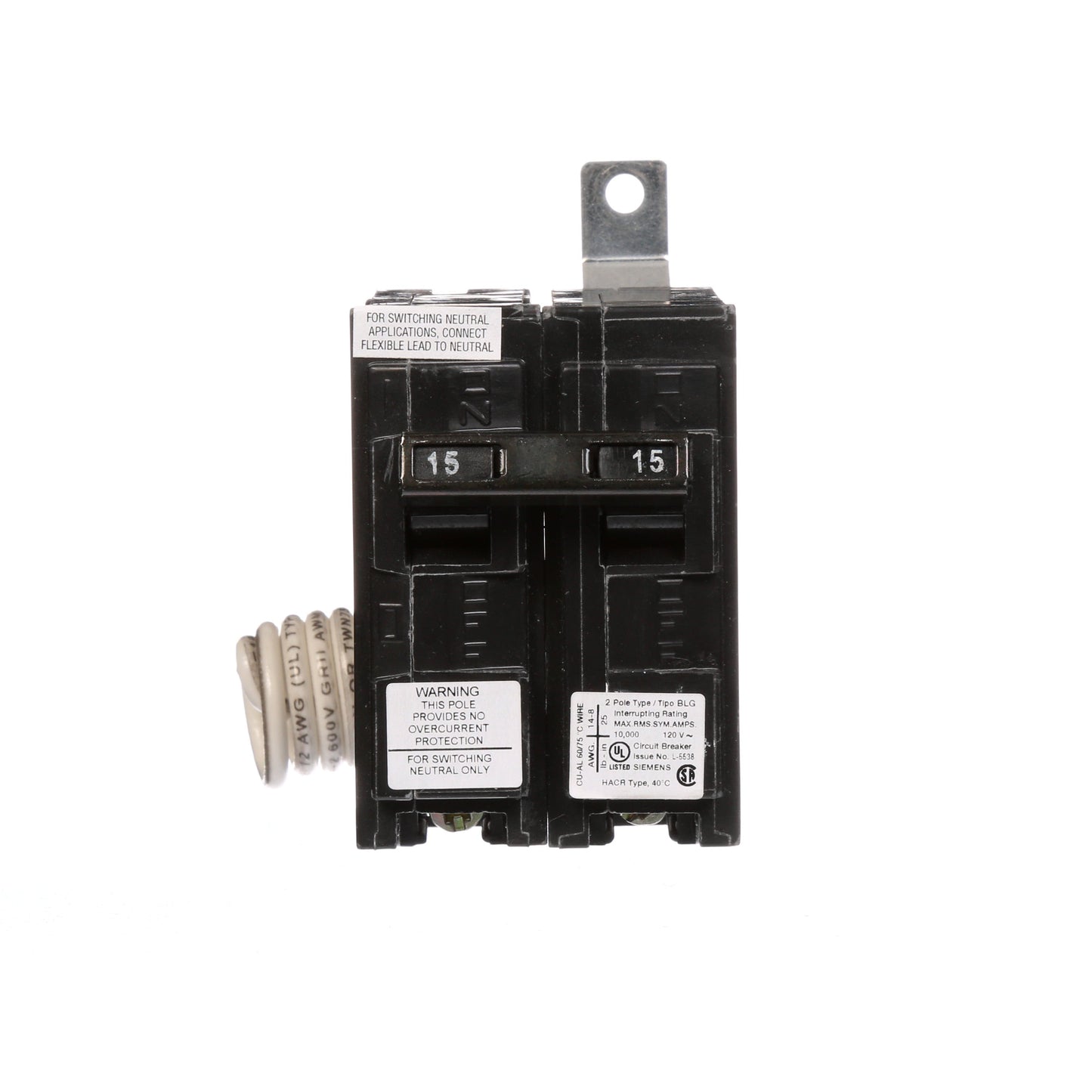 Siemens BG215 Circuit Breaker | BL Series BG 120V 15A