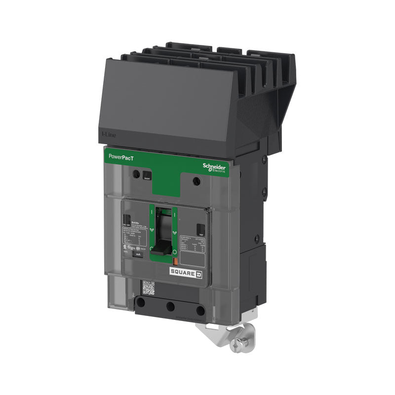 Square D BGA36080 Circuit Breaker | 600V 80A 3P 35kA@480V I-Line Style Plug-In Powerpact