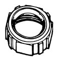Thomas & Betts BI910 Conduit Fittings Insulated Iron-Zinc Plated Conduit Bushing Steel City