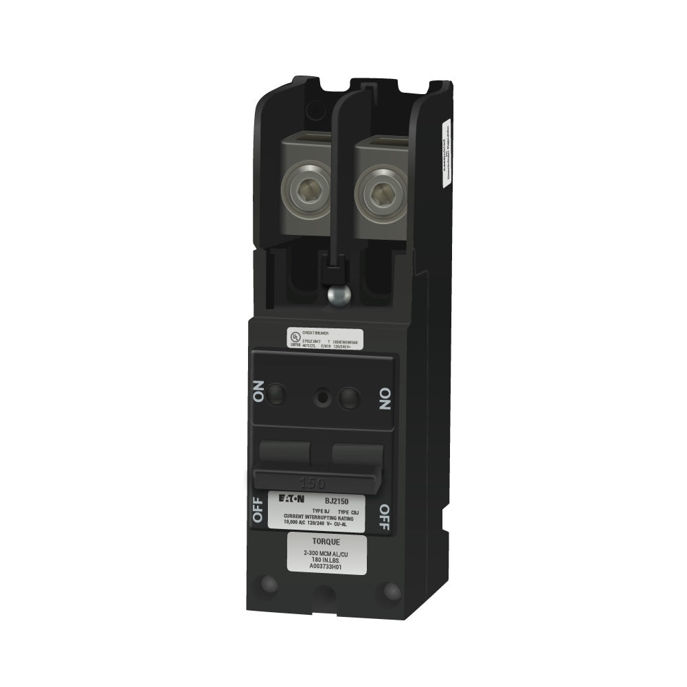 Cutler Hammer BJ2150 Circuit Breaker | 240V 150A 2P 10kA@240V Plug-In BJ Series