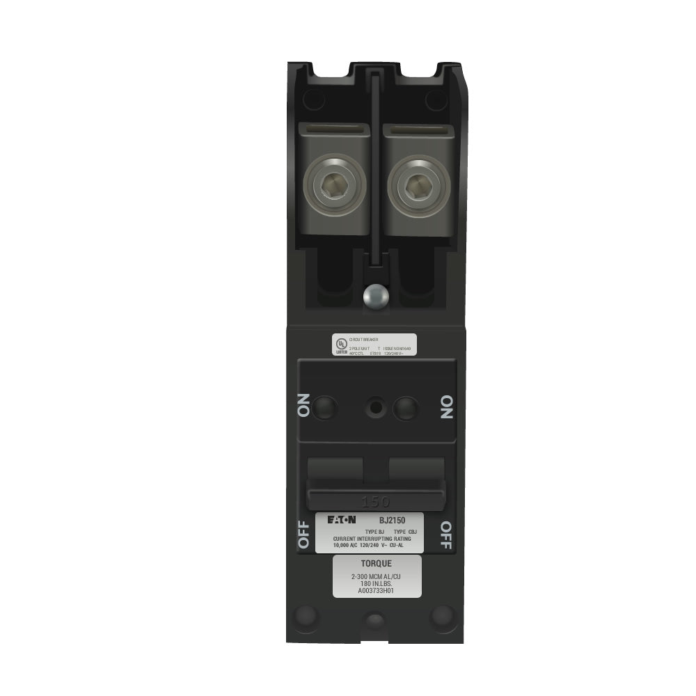 Cutler Hammer BJ2150 Circuit Breaker | 240V 150A 2P 10kA@240V Plug-In BJ Series