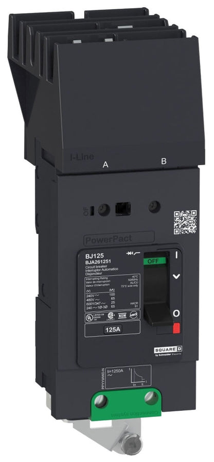 BJA260151 - Square D/ Schneider Electric I-Line Style Plug-In 15 Amp 2 Pole Circuit Breaker - Essential Electric Supply