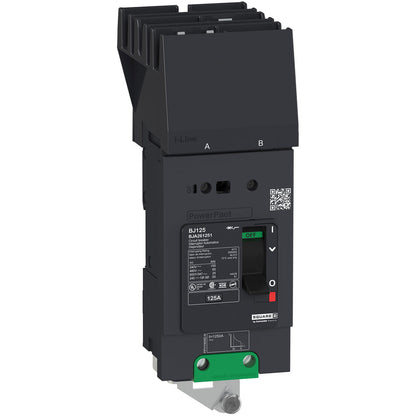 Schneider Electric BJA260904 Circuit Breaker | 600V 90A 2P 65kA@480V I-Line Style Plug-In Powerpact