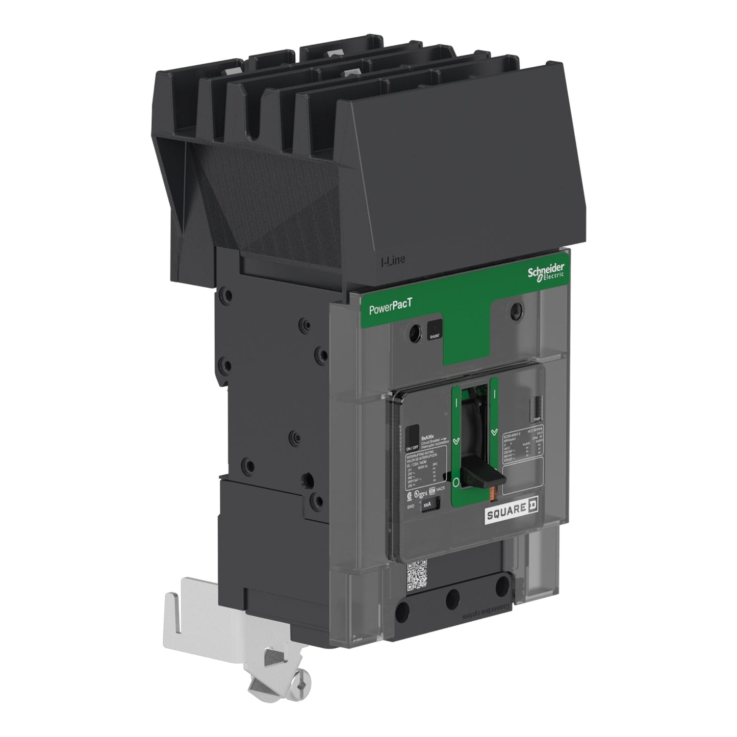 Square D BJA36045 Molded Case Circuit Breaker | 600V 45A 3P 65kA@480V I-Line Plug-In Powerpact