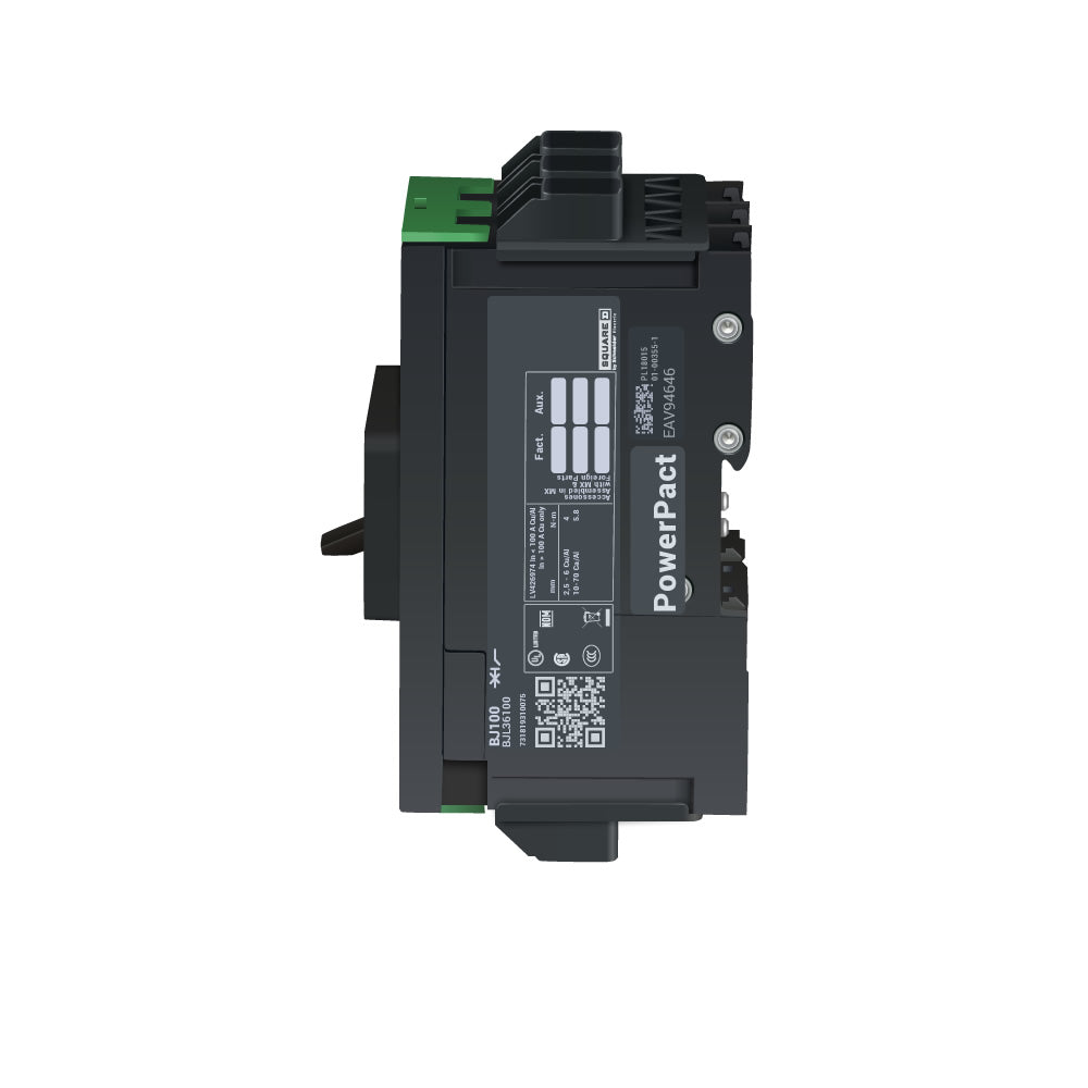 Square D BJL36100 Circuit Breaker | Powerpact BJL 600V 100A