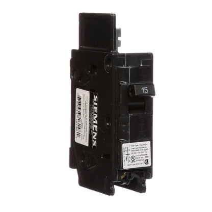 Siemens BQ1B015H Circuit Breaker | 120V 15A 1P 22kA@120V Bolt-on BQ Series