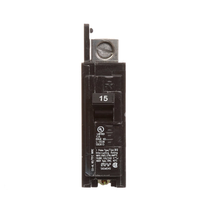Siemens BQ1B015L Circuit Breaker | 120V 15A 1P 10kA@120V Feed-Thru BQ Series