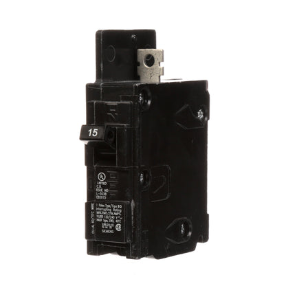 Siemens BQ1B015 Circuit Breaker | 120VAC 15A 1P 10kA@120V Bolt-on BQ Series