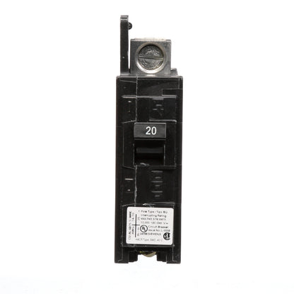 Siemens BQ1B020L Circuit Breaker | 120V 20A 1P 10kA@120V Feed-Thru BQ Series