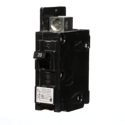 Siemens BQ1B020L Circuit Breaker | 120V 20A 1P 10kA@120V Feed-Thru BQ Series