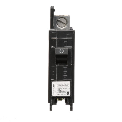 Siemens BQ1B030H Circuit Breaker 120V 30A 1P 22kA@120V Bolt-on BQ Series