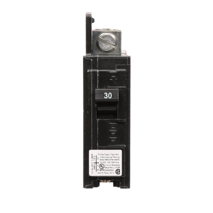 Siemens BQ1B030L Circuit Breaker | 120V 30A 1P 10kA@120V Feed-Thru