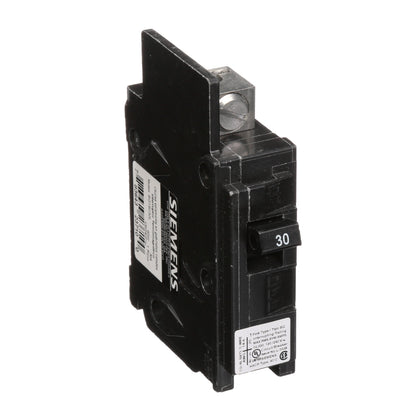 Siemens BQ1B030L Circuit Breaker | 120V 30A 1P 10kA@120V Feed-Thru