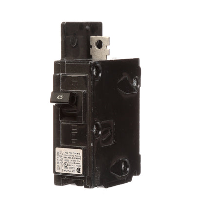 Siemens BQ1B045 Circuit Breaker | 120VAC 45A 1P 10kA@120V Bolt-on BQ Series