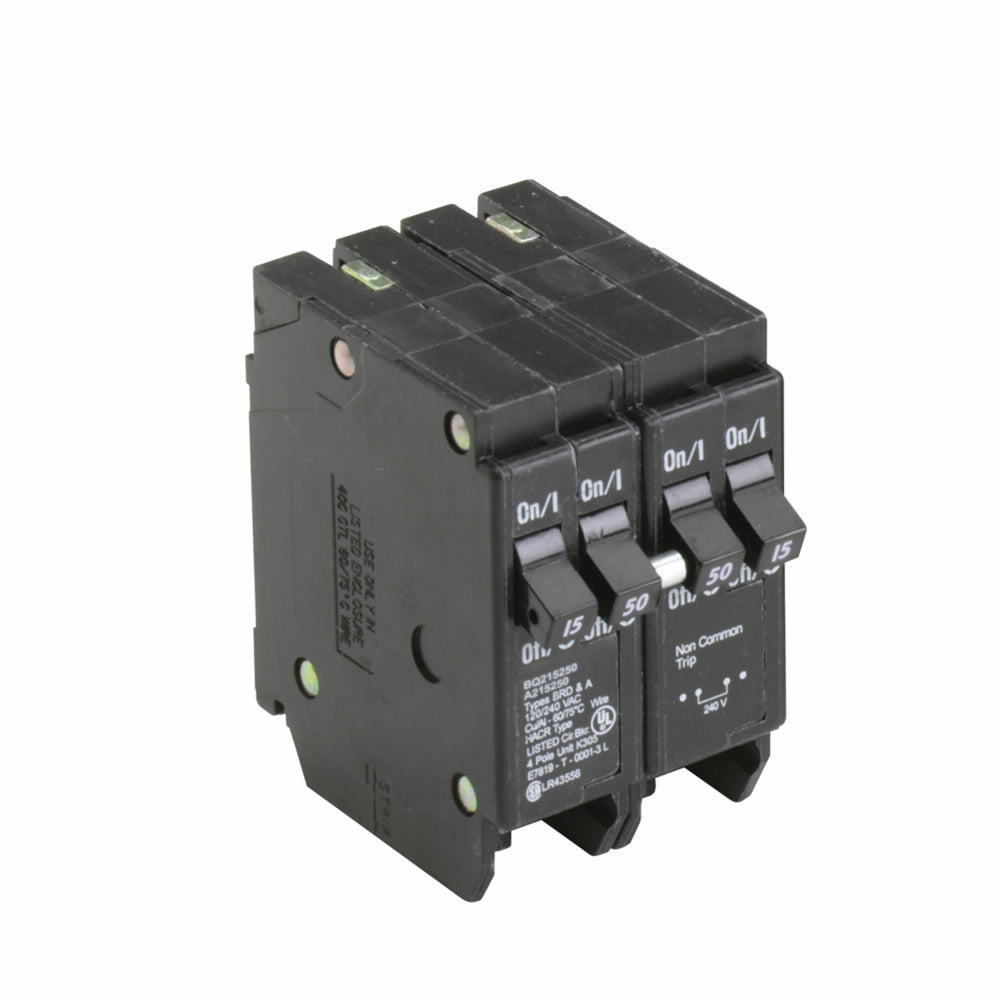 BQ215250 - Cutler Hammer Feed-Thru 50 Amp 2 Pole Circuit Breaker - Essential Electric Supply