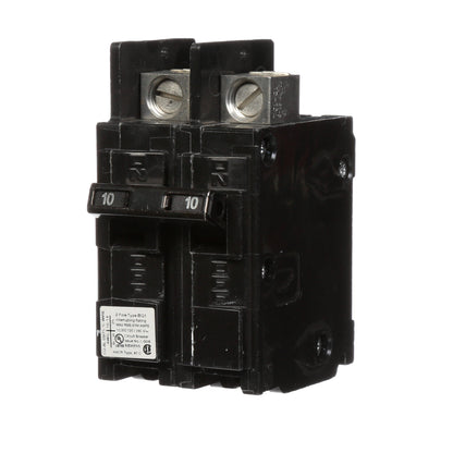 Siemens BQ2B010L Circuit Breaker | 240V 10A 2P 10kA@240V Bolt-On BQ Series