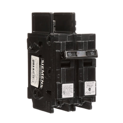 Siemens BQ2B015H Circuit Breaker | 240V 15A 2P 22kA@240V Bolt-On BQ Series
