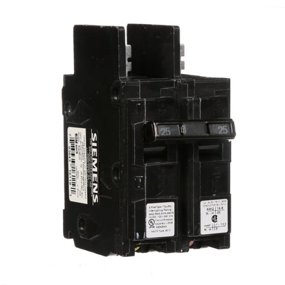 Siemens BQ2B025 Circuit Breaker | 120/240V 25A 2P 10kA@240V Bolt-on BQ Series