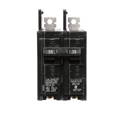 Siemens BQ2B035 Circuit Breaker | 120/240VAC 35A 2P 10kA@240V Bolt-on BQ Series