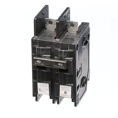 Siemens BQ2B040H Molded Case Circuit Breaker 120/240V 40A 2P 22kA@240V Bolt-on BQ Series