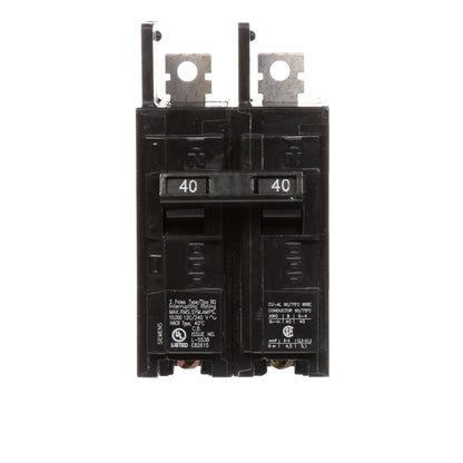 Siemens BQ2B040 Circuit Breaker | 120/240V 40A 2P 10kA@240V Bolt-on BQ Series