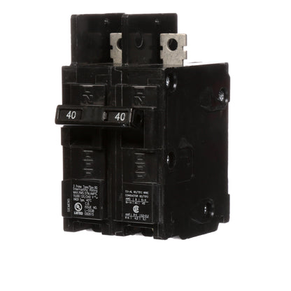 Siemens BQ2B040 Circuit Breaker | 120/240V 40A 2P 10kA@240V Bolt-on BQ Series