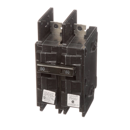 Siemens BQ2B050H Molded Case Circuit Breaker 120/240V 50A 2P 22kA@240V Bolt-on BQ Series