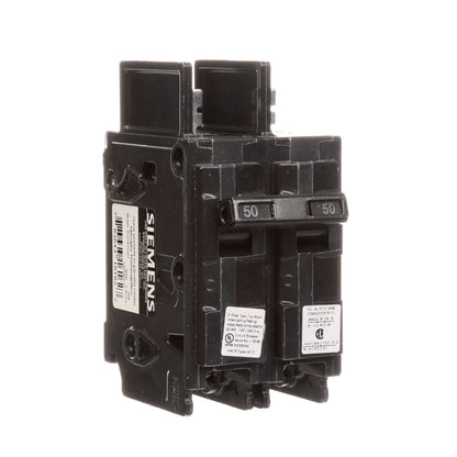 Siemens BQ2B050H Molded Case Circuit Breaker 120/240V 50A 2P 22kA@240V Bolt-on BQ Series