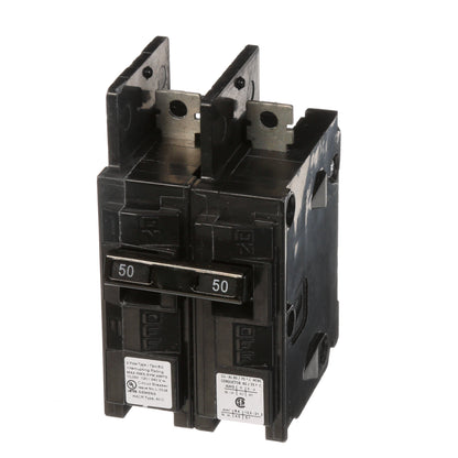 Siemens BQ2B050 Circuit Breaker | 120/240V 50A 2P 10kA@240V Bolt-on BQ Series