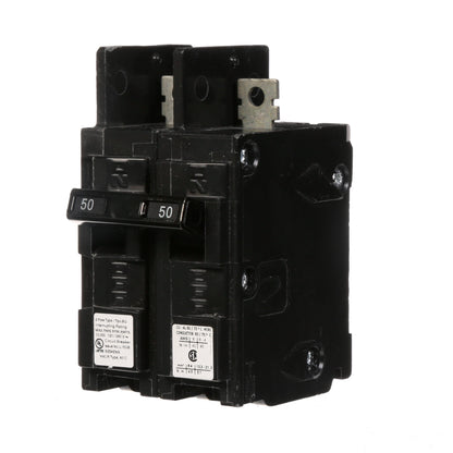 Siemens BQ2B050 Circuit Breaker | 120/240V 50A 2P 10kA@240V Bolt-on BQ Series